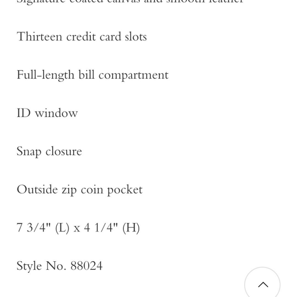 Authentic Coach Wallet - Picture 5 of 5